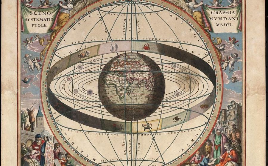 Cellarius celestial atlas chart of the heavens